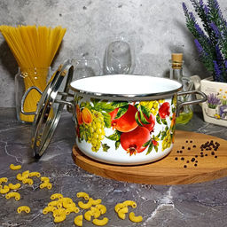 Кастрюля 4,0л Гранада/Granada белосн. 1SD205S