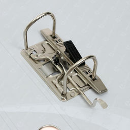 Папка-регистратор А4, 50 мм, Calligrata, полипропилен, металлическая окантовка, карман на корешок, собранная, оранжевая  фото 4