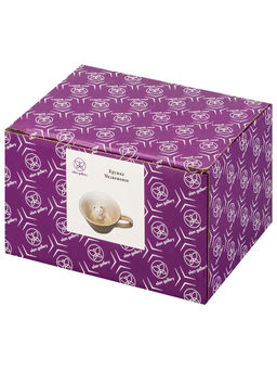 Кружка 300 мл 14*10*7,5 см Медвежонок с фигуркой внутри, белый с золотом, фарфор - Elan gallery фото 7