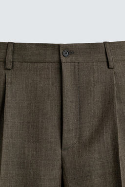 PANTAL?N REGULAR FIT 100% LANA / Vis?n - Zara фото 9
