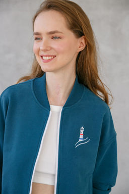Бомбер женский Lighthouse Indigo