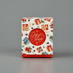 Цена за 5 шт. Бонбоньерка новогодняя «Новогодние подарки», 6 х 7 х 6 см