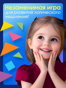 Магнитный танграм в книжке «Логикум»