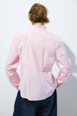 Blusa de popelina con volantes - H&m фото 5