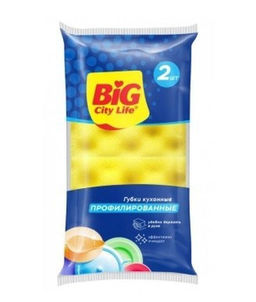 BIG CITY губка д/ванной профилированная (1шт)