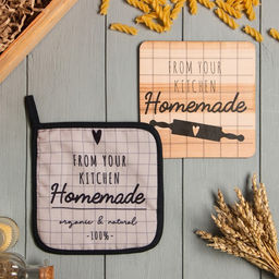 Набор кухонный Homemade: прихватка, подставка под горячее