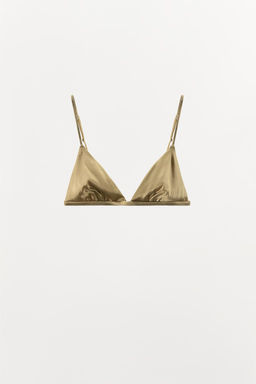 SILK TRIANGLE BRALETTE - Zara фото 5