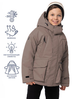 КУРТКА 4з3924 капучино - Nikastyle фото 14