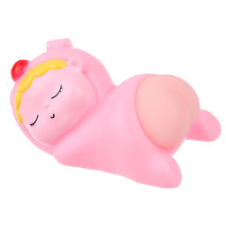 Цена за 3 шт. Антистресс игрушка - мялка «Пупсик», световая, МИКС