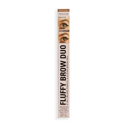 Контурный карандаш для бровей и гель для фиксации Eyebrow pencil Fluffy Brow Filter Duo, Medium Brown 6792226