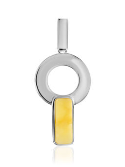 Оригинальная подвеска с медовым янтарём London