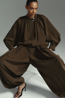 Pantal?n de modal con perneras globo - H&m фото 6