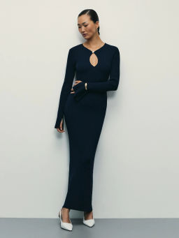 Платье миди с вискозой в составе / Zarina