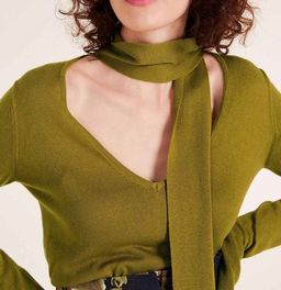 Пуловер, оливковый - Heine фото 6