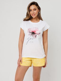 Костюм женский К-244 (кулирка) Жёлтая - Elenatex фото 4