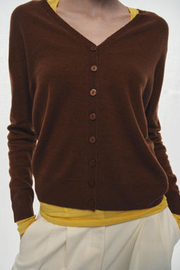 100% EXTRA-SOFT WOOL CARDIGAN - Zara фото 11
