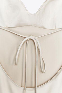 LACE SATIN DRESS - Zara фото 11