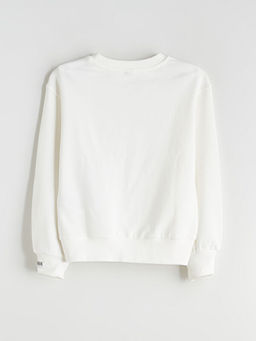 Bisiklet Yaka K?z ?ocuk Sweatshirt