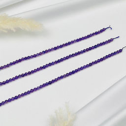 Бусины для украшений из Аметиста (84 бусины)