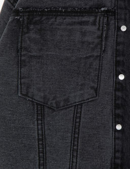 Antrasit Crop Top Jean Ceket - Pierre cardin фото 6