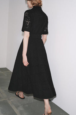 ZW COLLECTION EMBROIDERED SHIRT DRESS - Zara фото 14