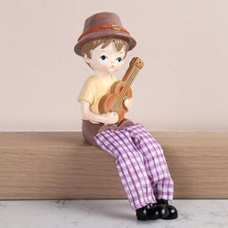 Фигурка Мальчик/Девочка висячие ножки 2 штуки набор 19 см / 5063 /уп 60/ - Галеонтрейд фото 3