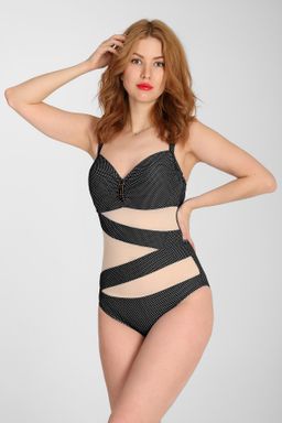 Купальник монокини больших размеров - Almond фото 4