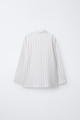 AGES 6-14 / TEXTURED STRIPED PYJAMAS - Zara фото 3