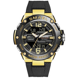 Часы наручные Smael электронные SM8033black-gold