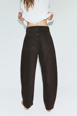 TRF BARREL HIGH-WAIST JEANS - Zara фото 14