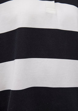 Siyah Cizgili Polo Tisort - Mavi фото 6