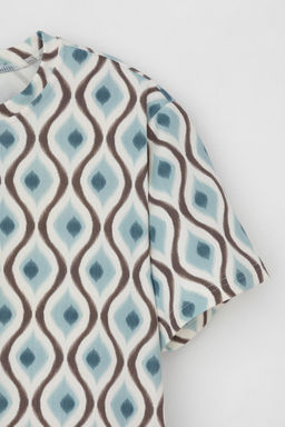 ЕВТ 3276/гардения,турецкий глаз фуфайка жен