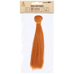 HobbyBe HAR-7 Тресс для кукол 15 см 100 см 25 г 18 золотисто-медный