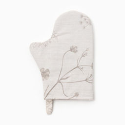 Варежка-прихватка Этель Flower herbarium, 20?27 см, 100% хлопок, репс 210 г/м?
