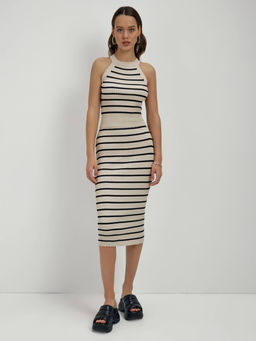 CONTE LDK 2336 Юбка женская beige-black - Conte elegant фото 4