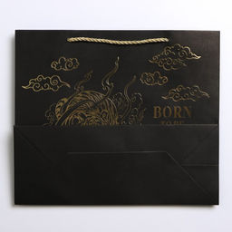 Пакет крафтовый с пластиковым окном Burn to be wild, 31 х 26 х 11 см - Дарите счастье фото 5