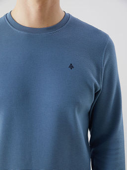 Bisiklet Yaka Uzun Kollu Bask?l? Erkek Sweatshirt - Waikiki фото 3
