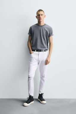 RIPPED SKINNY FIT JEANS