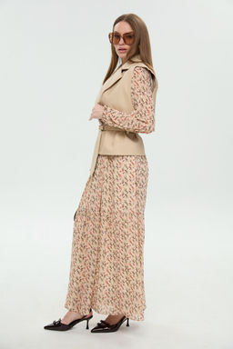 Костюм NIKVA н1045-1 крем-брюле и бежевый мультиколор