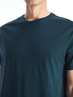 Bisiklet Yaka Penye Erkek Ti??rt