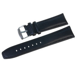 Ремешок для часов натуральная кожа черный C24-22black