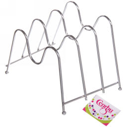 Цена за 2 шт. Подставка для досок и крышек 3секции 14*21*14см Селфи