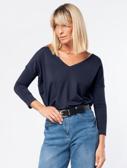 VILATTE / Джемпер из премиального хлопка с эластаном