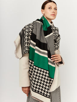 в составе ШЕСТЬ и КАШЕМИР Большой, мягкий, теплый однотонный двусторонний палантин - Tantino фото 4