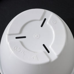 Цена за 2 шт. Горшок для цветов с поддоном Альтернатива «Афина», 500 мл, пластиковый, белый