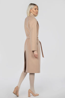 Пальто женское демисезонное (пояс) - El podio фото 2