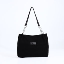 Сумка-тоут на молнии, цвет чёрный