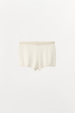 POINTELLE KNIT SHORTS WITH BOW - Zara фото 7