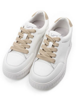 03-A338-5 WHITE Полуботинки спортивные женские (натуральная кожа)