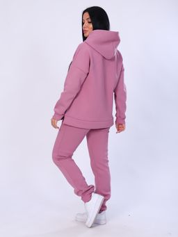 М339 Костюм Виктория с капюшоном (розовый) - Иванушка-трикотаж фото 12